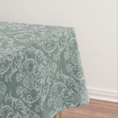 Groen bloempapier tafelkleed (Voorbeeld)