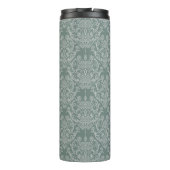 Groen bloempapier thermosbeker (Achterkant)