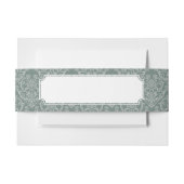 Groen bloempapier uitnodigingen wikkel (Voorkant Voorbeeld)