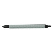 Groen bloempapier zwarte inkt pen (Voorkant)