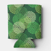 Groen bloempatroon blikjeskoeler (Achterkant)