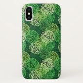 Groen bloempatroon Case-Mate iPhone case (Achterkant)