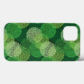 Groen bloempatroon Case-Mate iPhone case (Achterkant (horizontaal))