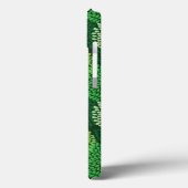 Groen bloempatroon Case-Mate iPhone case (Achterkant / Links)