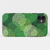 Groen bloempatroon Case-Mate iPhone case (Achterkant (horizontaal))