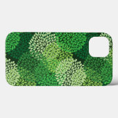 Groen bloempatroon Case-Mate iPhone case (Achterkant (horizontaal))