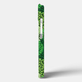 Groen bloempatroon Case-Mate iPhone case (Achterkant / Links)