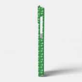 Groen bloempatroon Case-Mate iPhone case (Achterkant / Links)