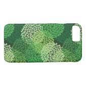 Groen bloempatroon Case-Mate iPhone case (Achterkant (Horizontaal))