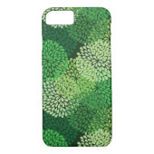 Groen bloempatroon Case-Mate iPhone case (Achterkant)