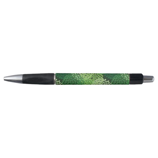 Groen bloempatroon pen (Voorkant)