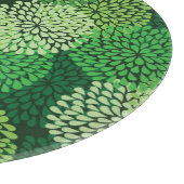 Groen bloempatroon snijplank (Hoek)
