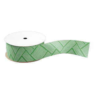 Groen blok grosgrain lint