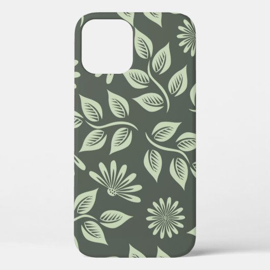 Groen blokpatroon Case-Mate iPhone case (Achterkant)