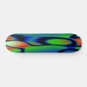 GROEN BLUE RED PLASTIC SKATEBOARD (Horizontaal)