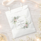 Groen Blush Roze Bruiloft Favor Tassen Bedankzakje (Geknipt)