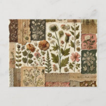 Groen Blush Roze Patchwork Bloemen Gewatteerd Ontw