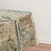 Groen & Blush Roze Patchwork Quilt  Bloemen Tafelkleed (Voorbeeld)