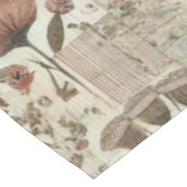 Groen & Blush Roze Patchwork Quilt  Bloemen Tafelkleed (Gekanteld)