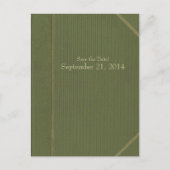 groen boek Bewaar de datum Aankondigingskaart (Voorkant)
