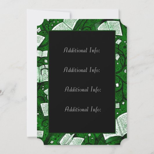 Groen boek lanceringsfeest kaart (Achterkant)