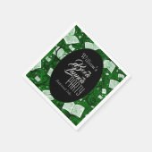 Groen boek lanceringsfeest servet (Hoek)