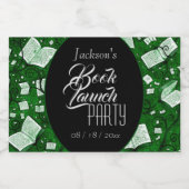 Groen boek lanceringsfeest sparkling wijnetiket (Enkel label)