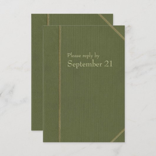  Groen Boek rsvp (Voorkant / Achterkant)