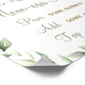 Groen Boerderij Barnyard Animals Momosa Mimosa Bar Poster (Hoek)