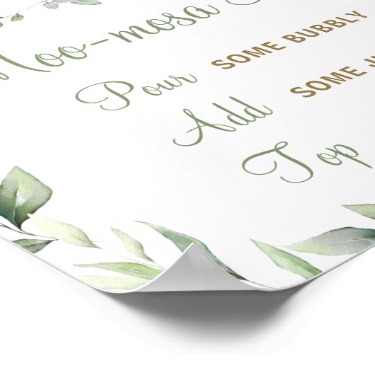 Groen Boerderij Barnyard Animals Moomosa Mimosa Ba Poster (Hoek)