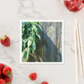 Groen boho rustiek Schuur-hout Servet (Insitu)