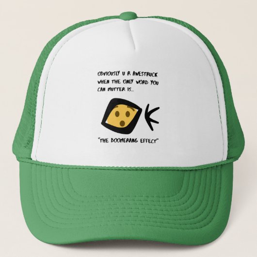 Groen - Bommer Humor Trucker Pet (Voorkant)