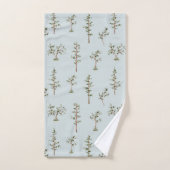 Groen Boom Bos Patroon Bad Handdoek (Handdoek)