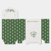 Groen bos Een gelukkige camper 1e verjaardag Bedankdoosjes (Ongevouwen)