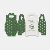 Groen bos Een gelukkige camper 1e verjaardag Bedankdoosjes (Uitgevouwen)