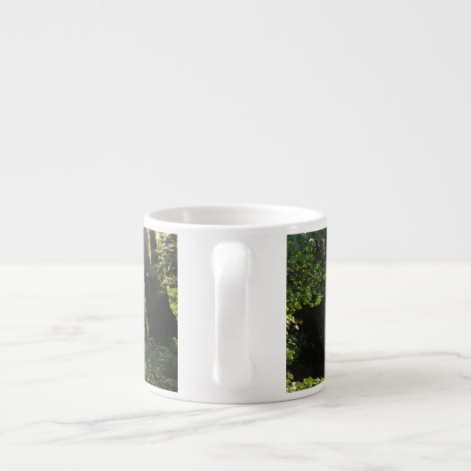 Groen bos espresso kop (Achterkant)