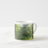 Groen bos espresso kop (Voorkant rechts)