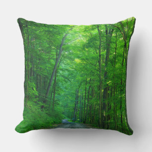 Groen bos kussen