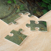 Groen bos legpuzzel (Zijkant)