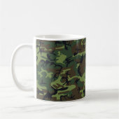 Groen bos militair Camouflage Patroon Koffiemok (Links)