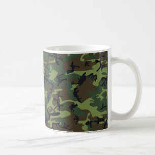 Groen bos militair Camouflage Patroon Koffiemok