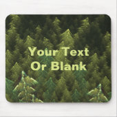 Groen bos muismat (Voorkant)