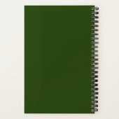 Groen bos notitieboek (Achterkant)