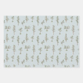 Groen Bos Patroon Inpakpapier Vel (Voorkant)