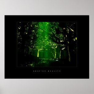 Groen bos poster