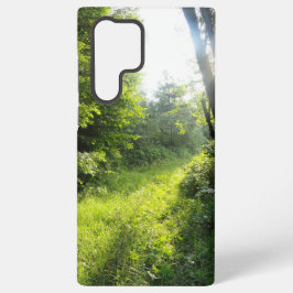 Groen bos samsung galaxy hoesje