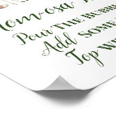 Groen bos Tafel - Momosa Bar Sign 8x10 Poster (Hoek)