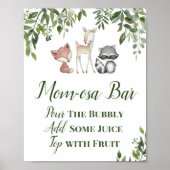 Groen bos Tafel - Momosa Bar Sign 8x10 Poster (Voorkant)