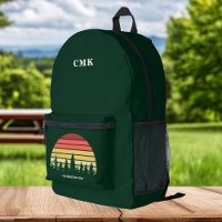 Groen Bos Zonsondergang Camping Trip 