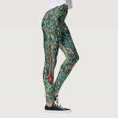 GROEN, BOSDIEREN Hazen Groene Bloemen Leggings (Rechts)